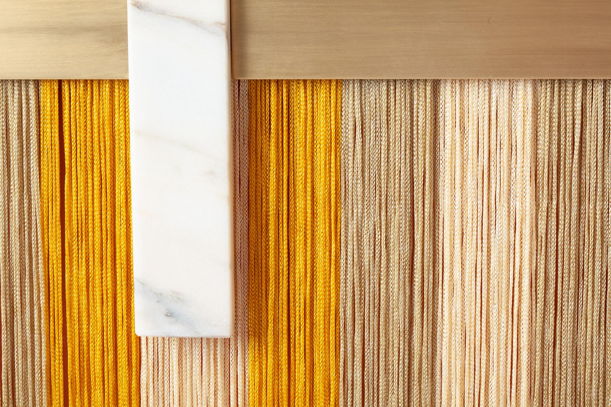 Specchio decorativo da parete Souk Yellow