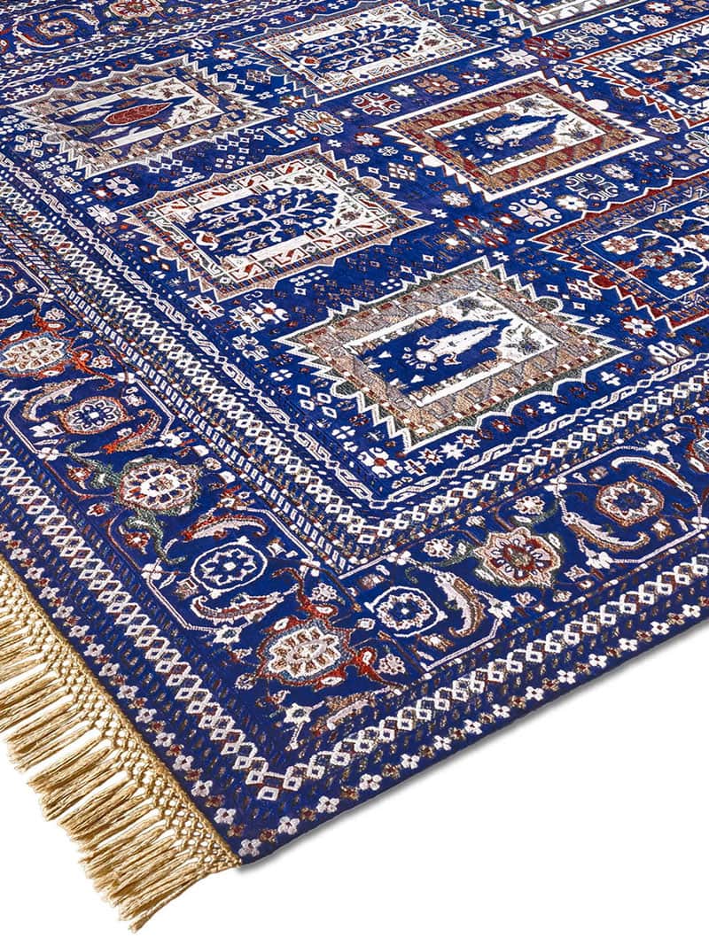 Tappeto Lusso Mughal Blu | Misura: 183 x 274 cm