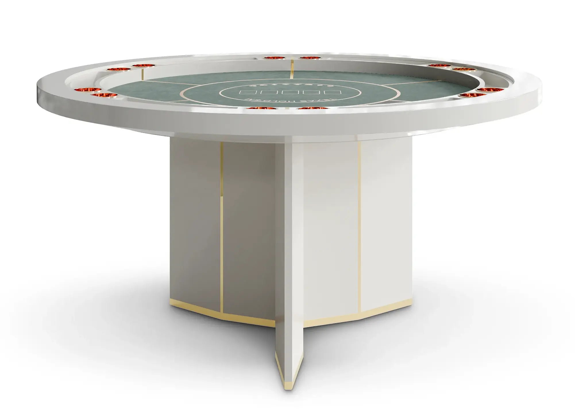 Tavolo Da Gioco Elite White Poker