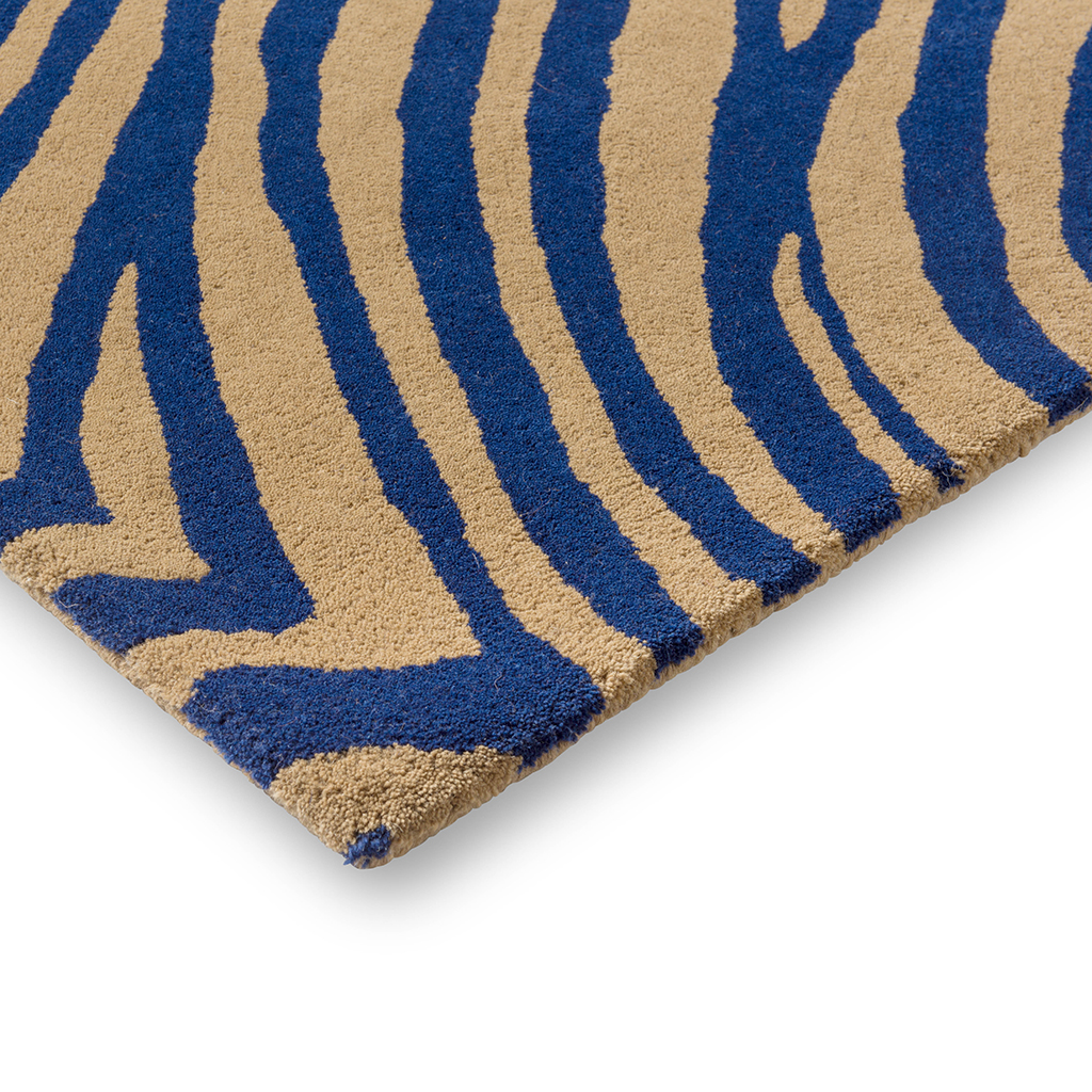 Tappeto Decor Groove Blu Elettrico