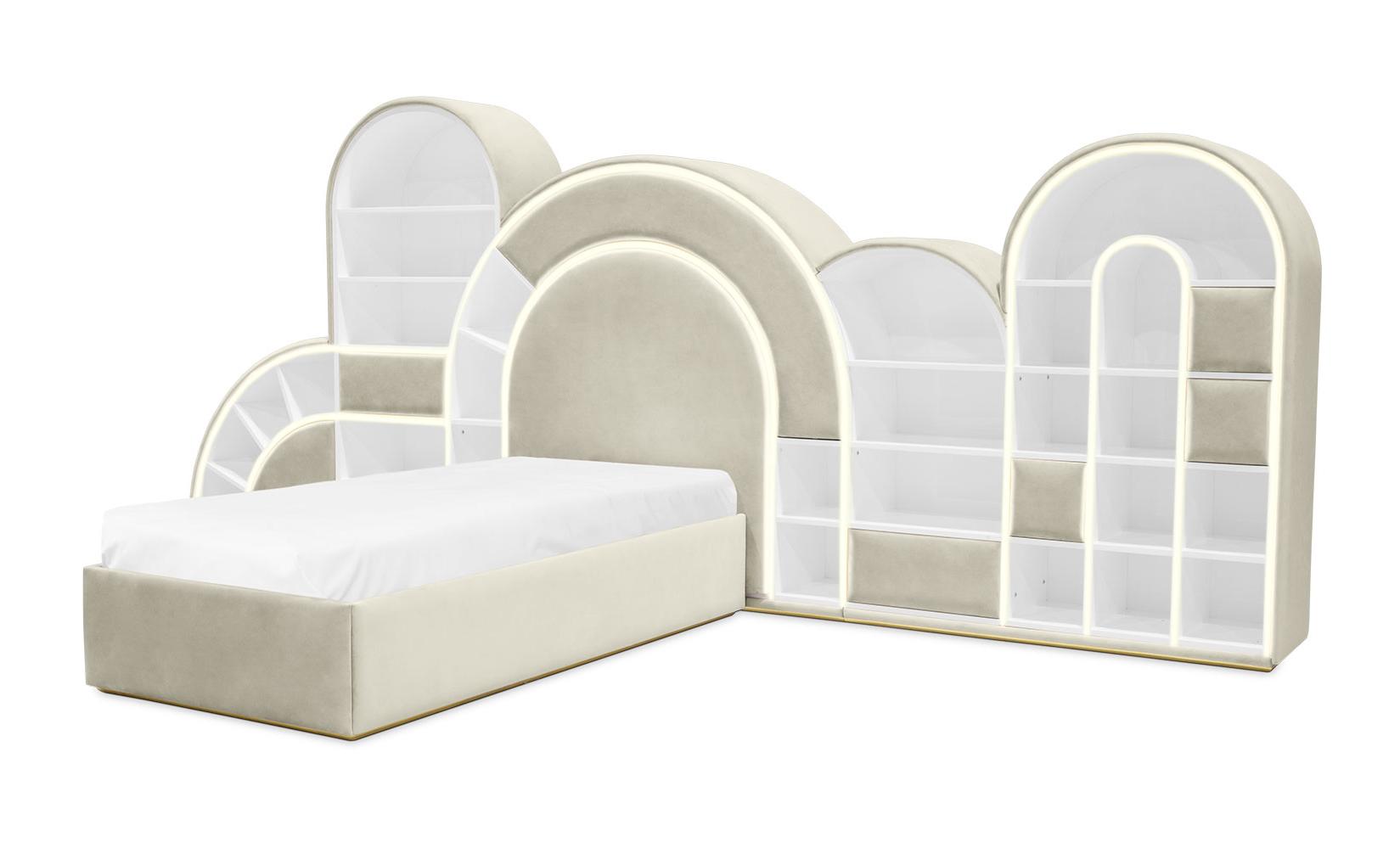 Letto Per Bambini Bubblegum Marshmallow Cream