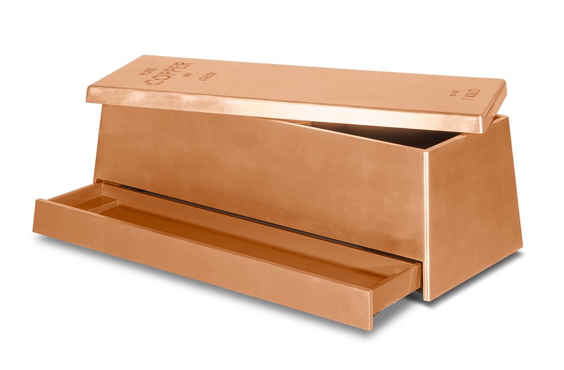 Contenitore Giocattoli Rustic Bronze Toy Chest
