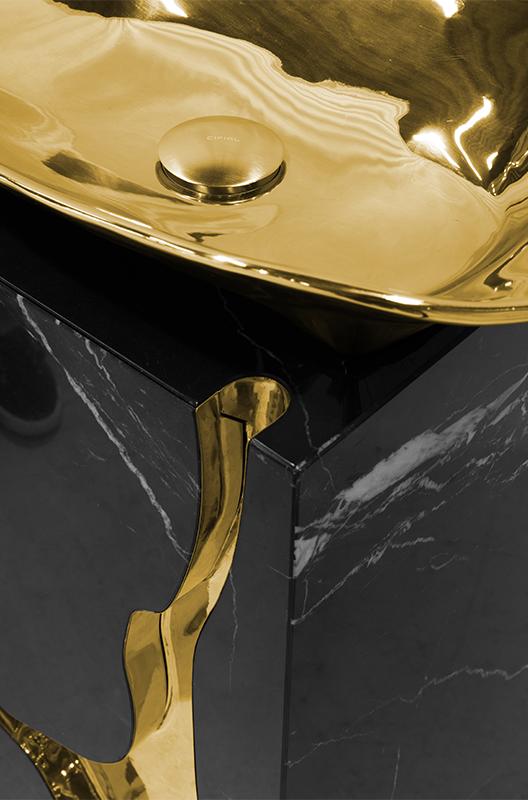 Lavabo A Colonna Shattered Design