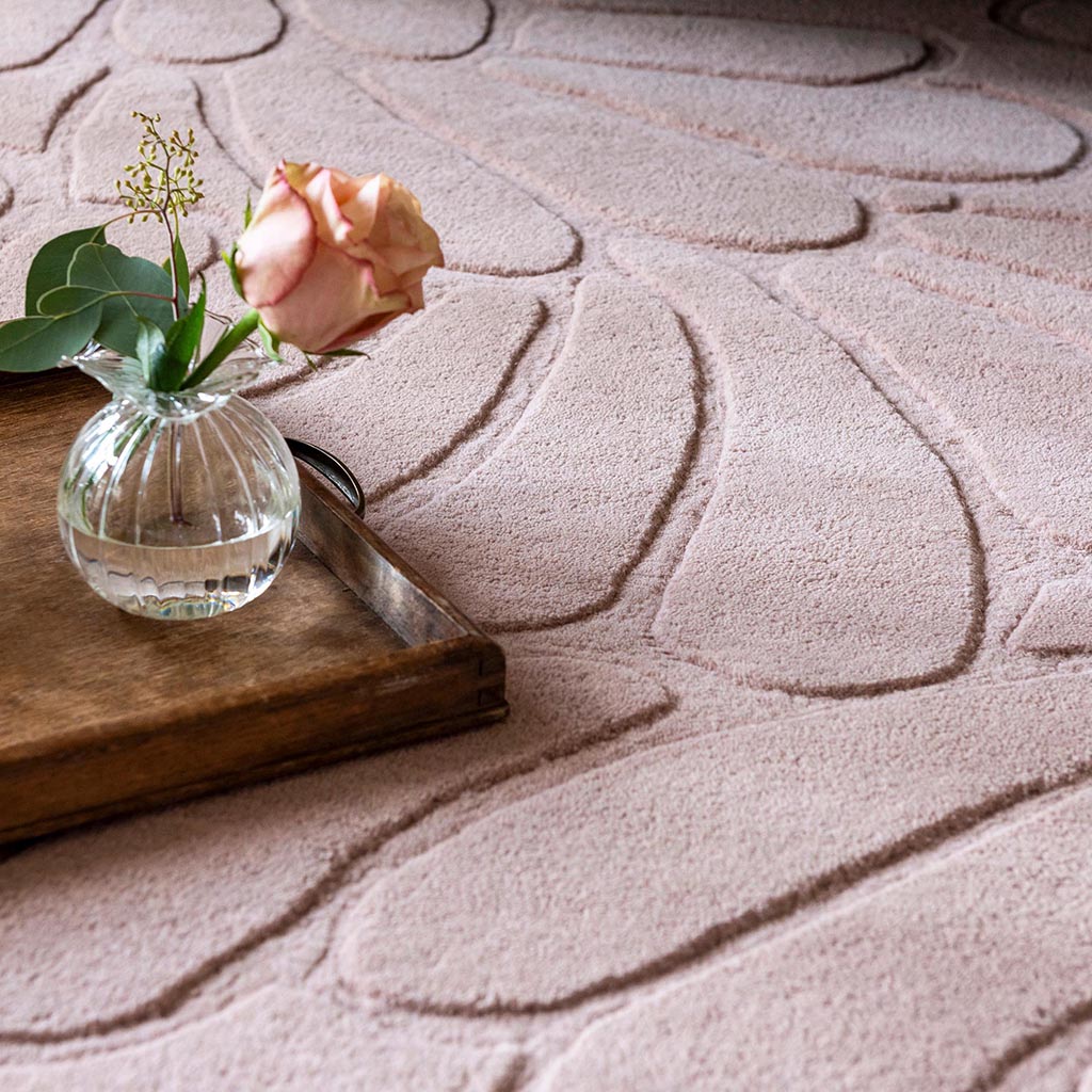 Tappeto Petali Coleby Rosa Gesso | Misura: 250 × 350 cm