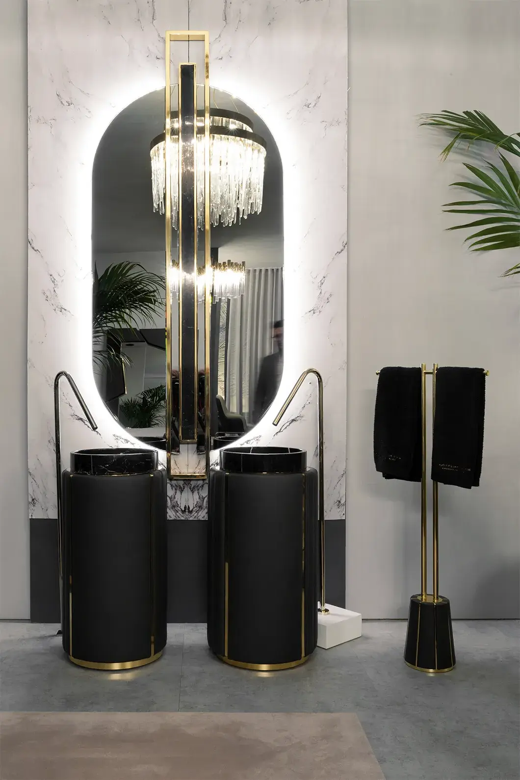 Lavabo A Colonna Imperial White - 4