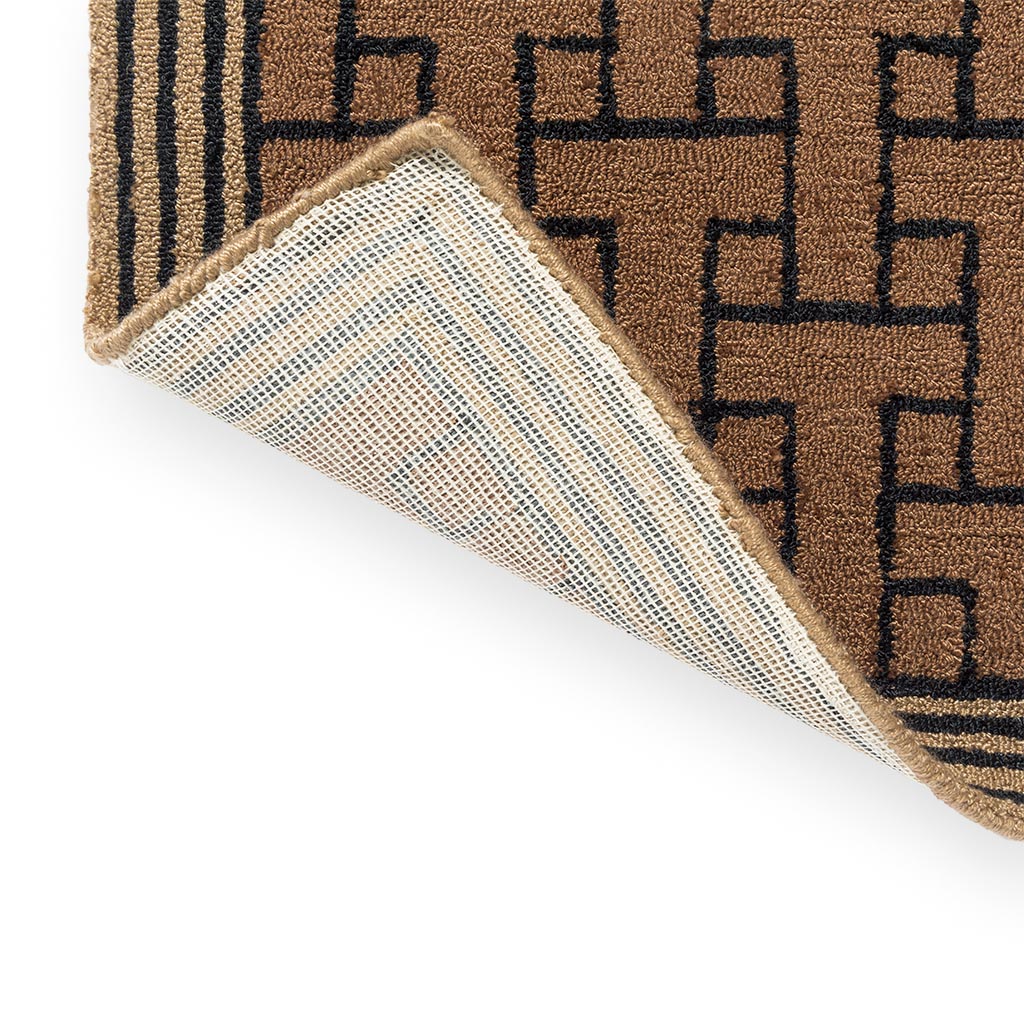 Tappeto TB T Monogram Marrone Chiaro Per Esterni