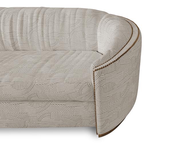 Divano Curvo Premium Comfort Beige