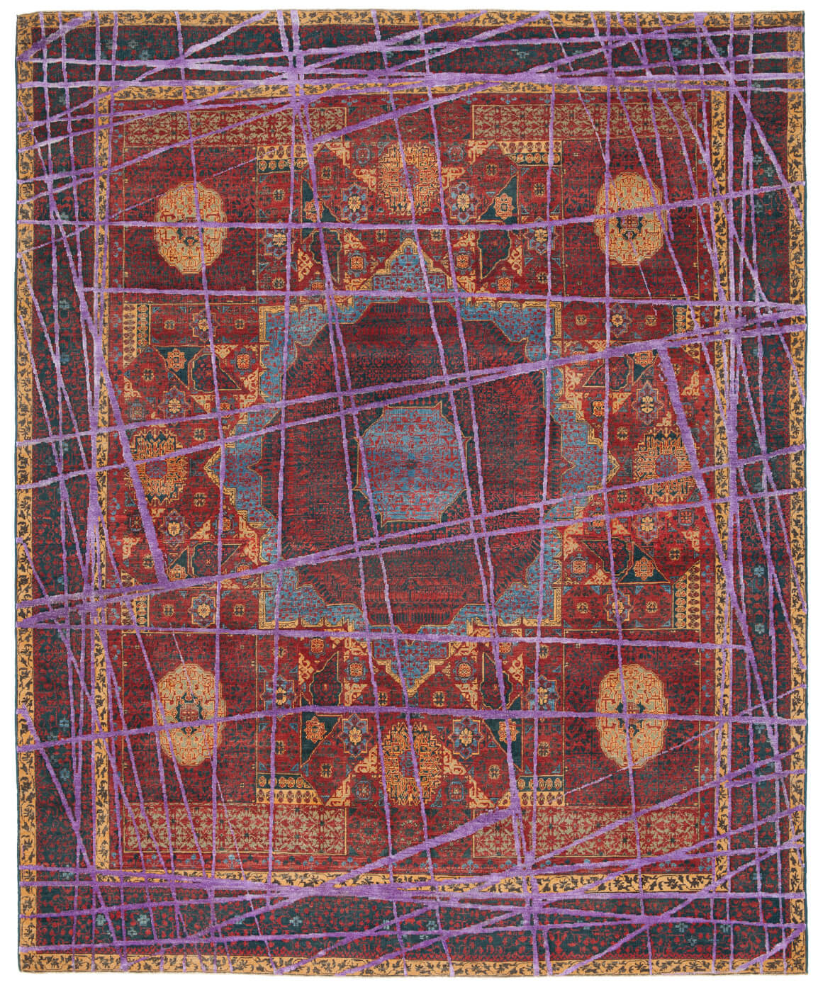 Tappeto Mamluk Columbus Wrapped Viola