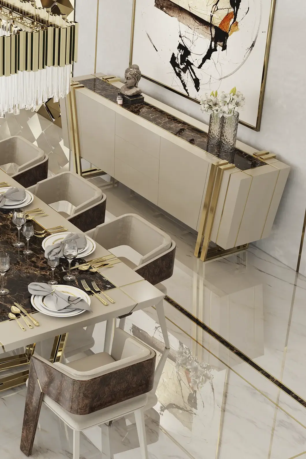 Credenza Beige Ascend