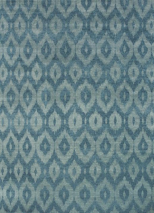 Tappeto Ikat Blu 1