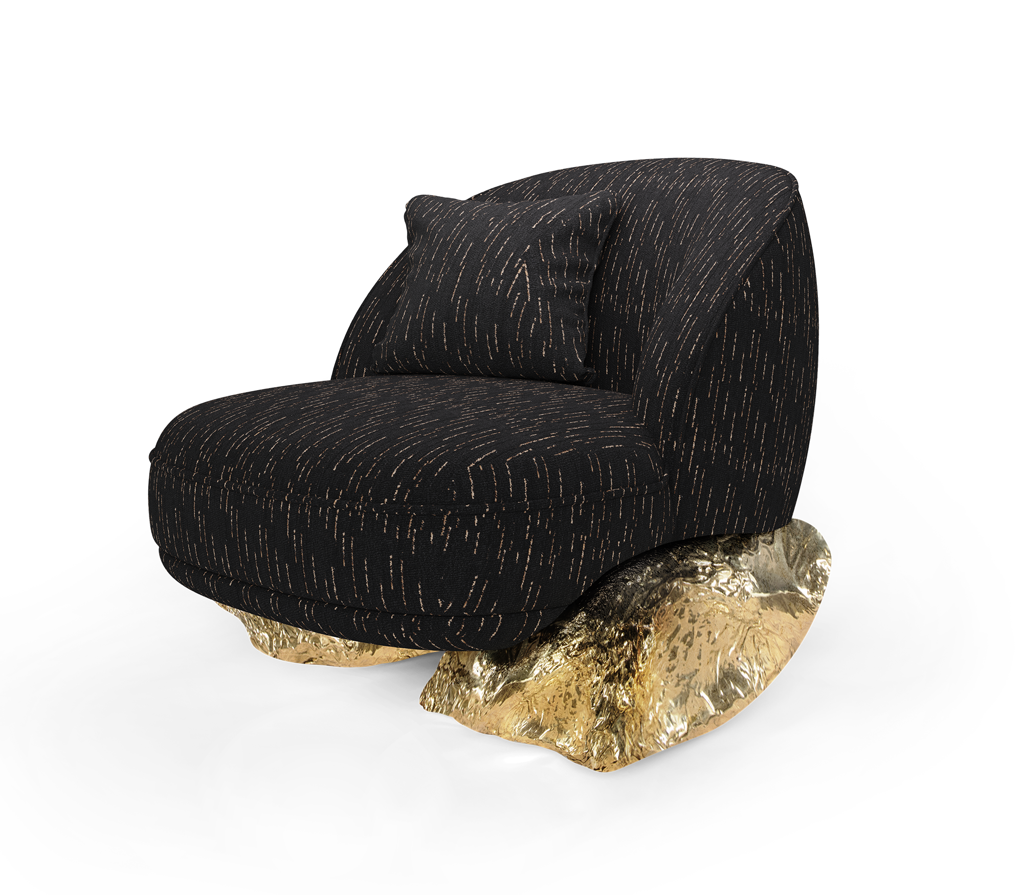 Poltrona Angora II Nera