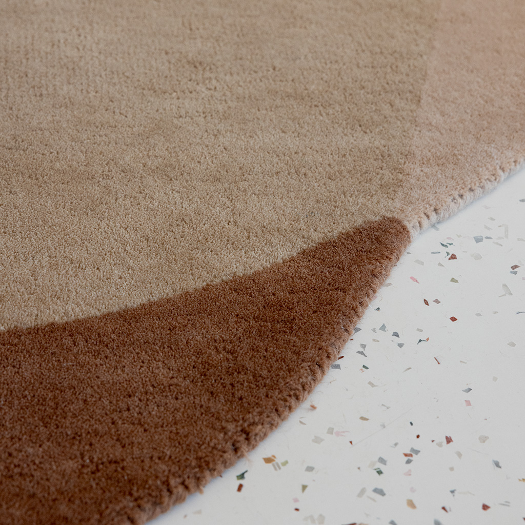 Tappeto Elemento Moore Caramello | Misura: 160 x 175 cm