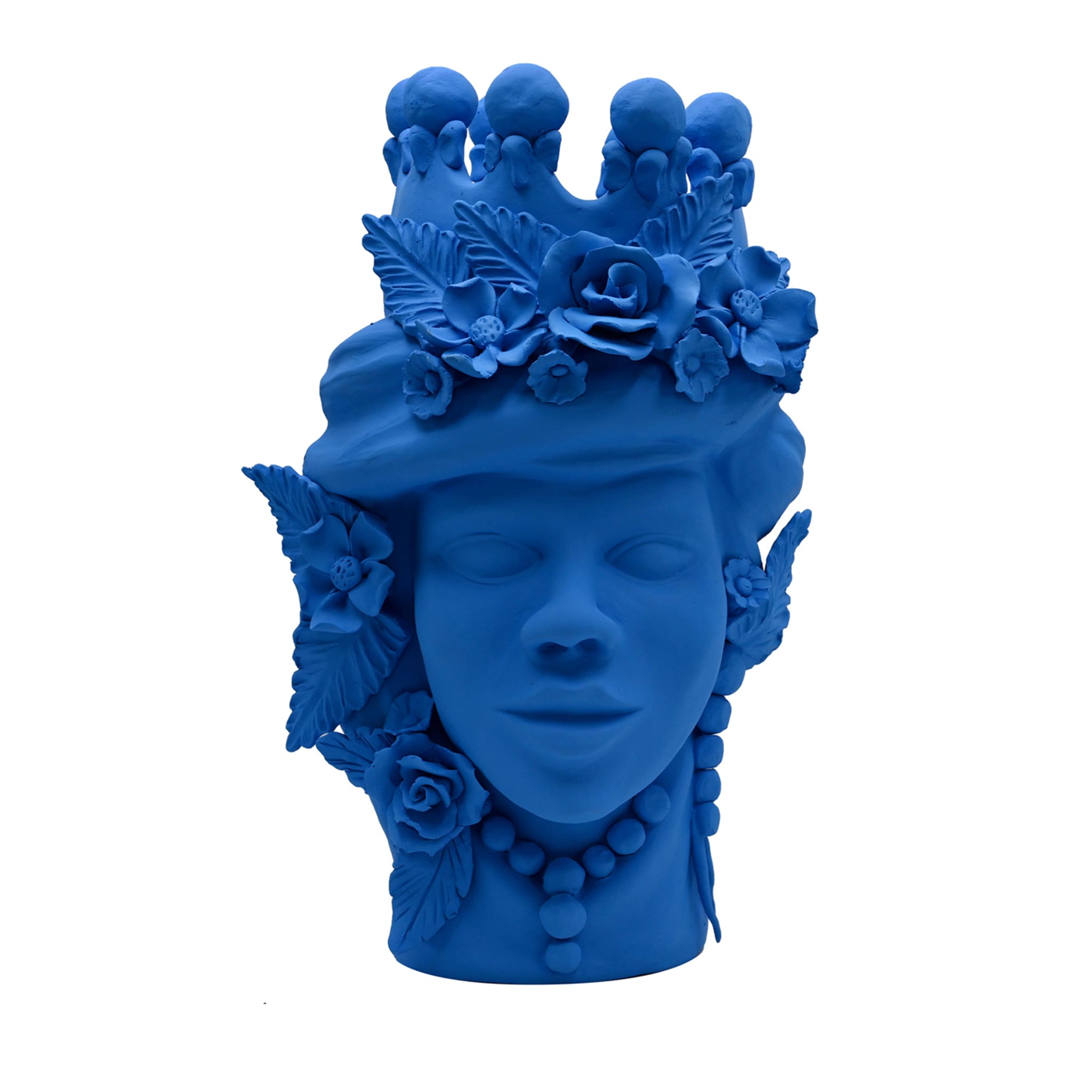 Testa di Moro Blu Scultura