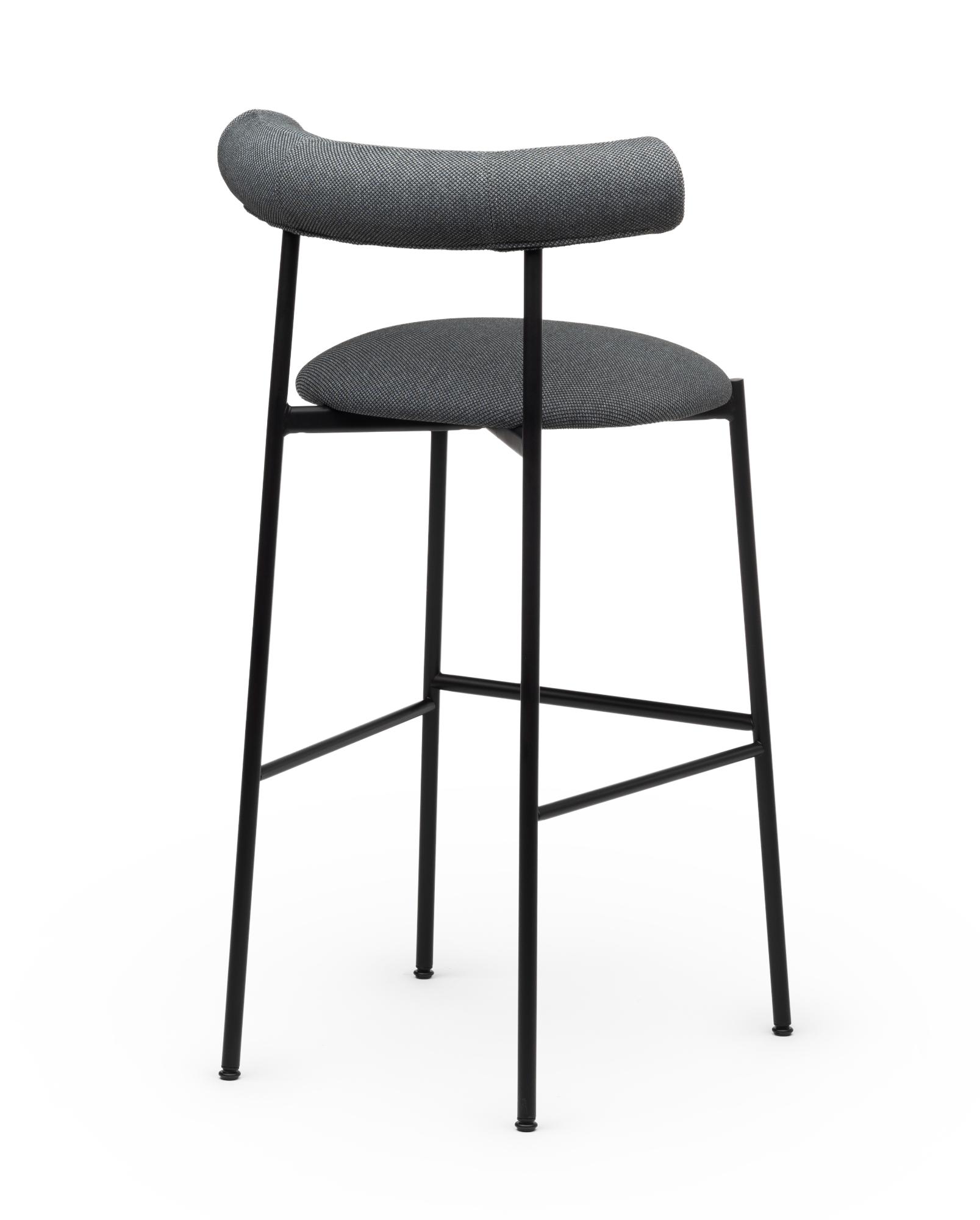 Sgabello da Bar Pampa SG-80 Grigio
