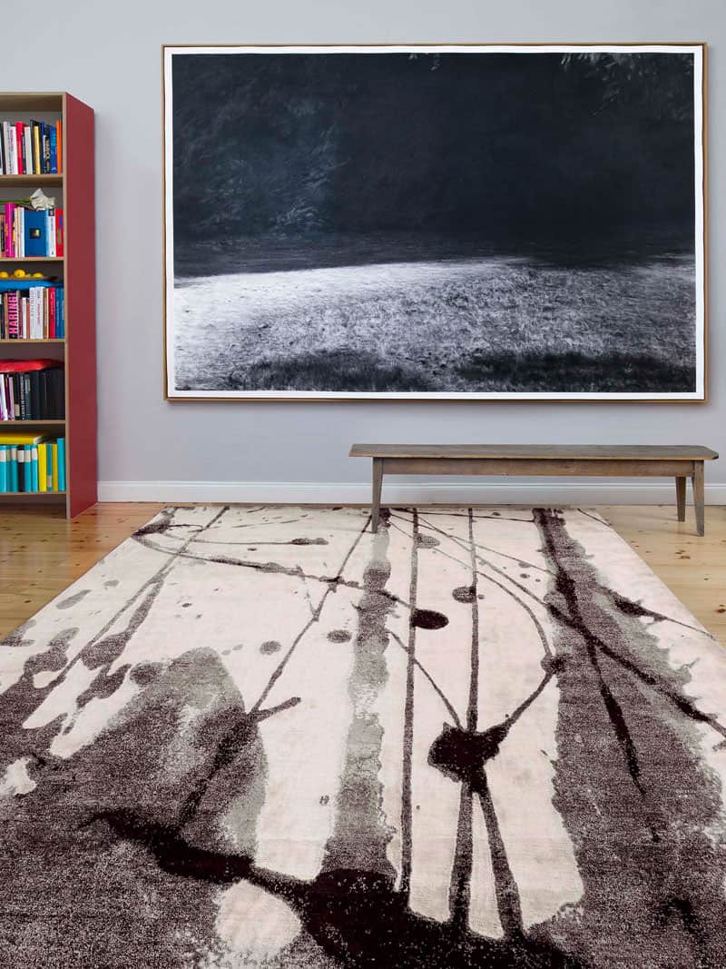 Tappeto Bianco e Nero Lux 1 | Misura: 122 x 183 cm