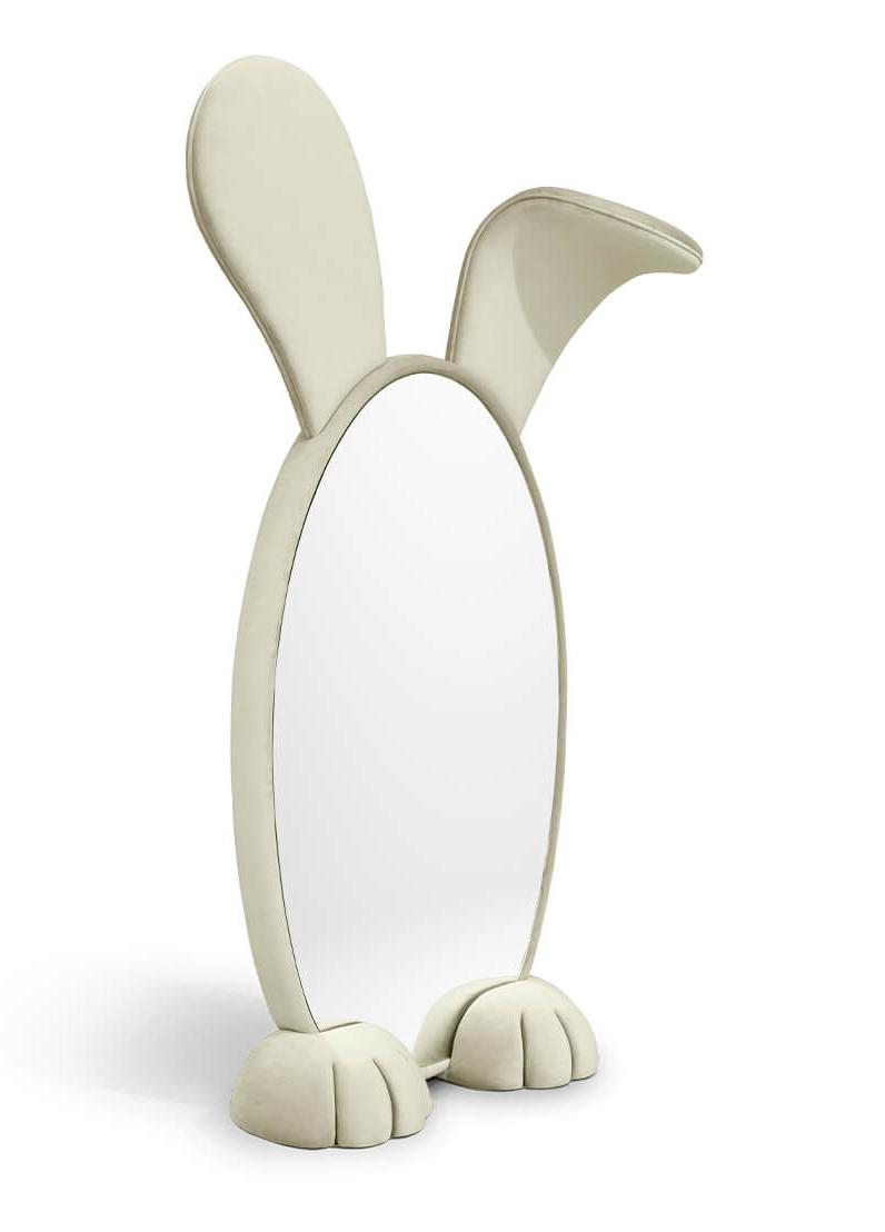 Specchio Da Terra Per Bambini Bunny Wonderland