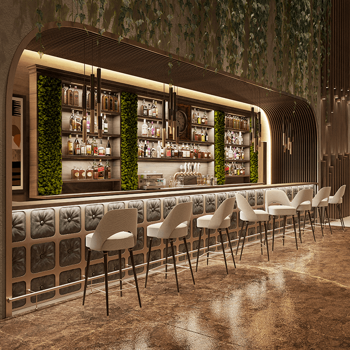 Sgabello da Bancone Colton - 1