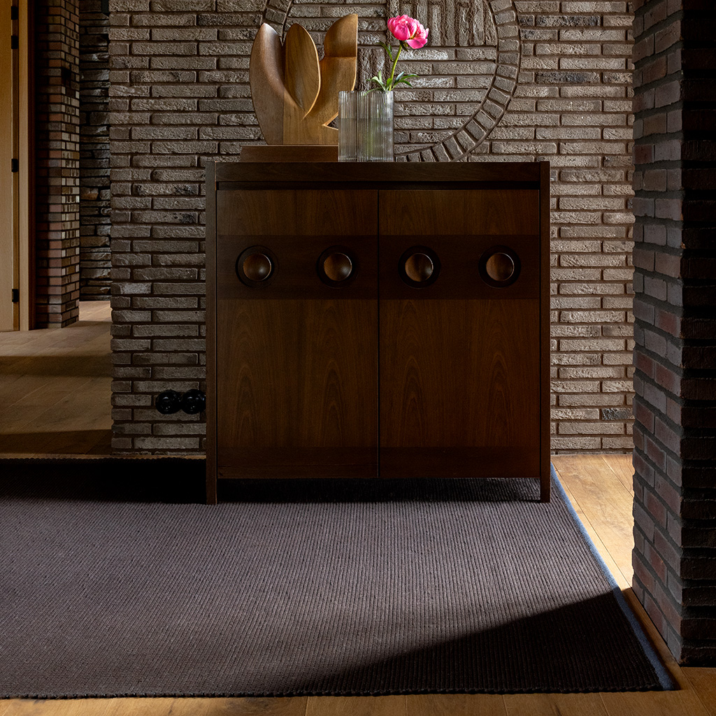 Tappeto Griglia Cacao | Misura: 200 x 300 cm