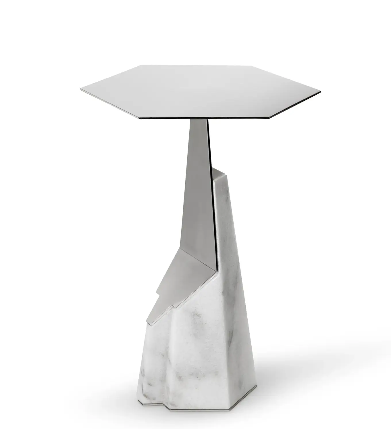 Tavolino Laterale Halo Grey