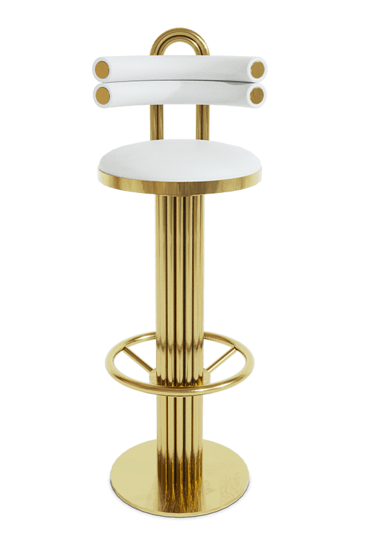 Sgabello da Bar Semiluna Keira Sgabello da Bar Semiluna Keira