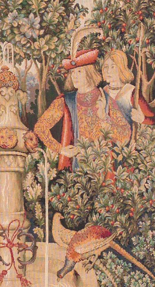 Arazzo Unicorno alla Fontana