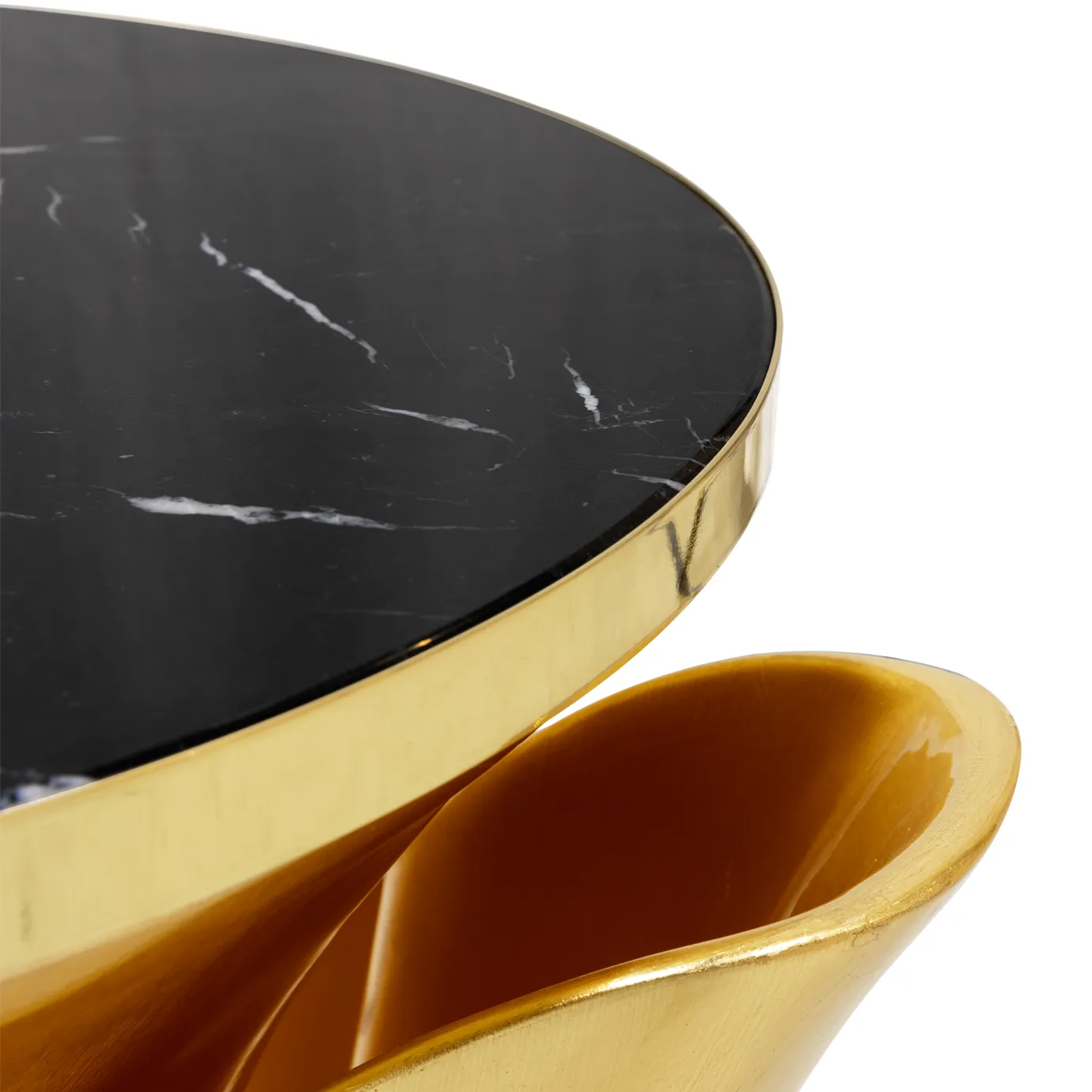 Solstice Tavolino Foglia Oro