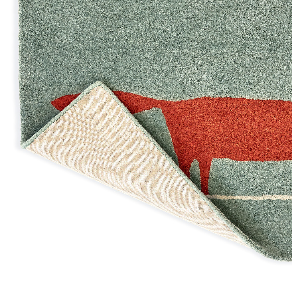 Tappeto Mr. Fox Mint/Poppy | Misura: 120 x 180 cm