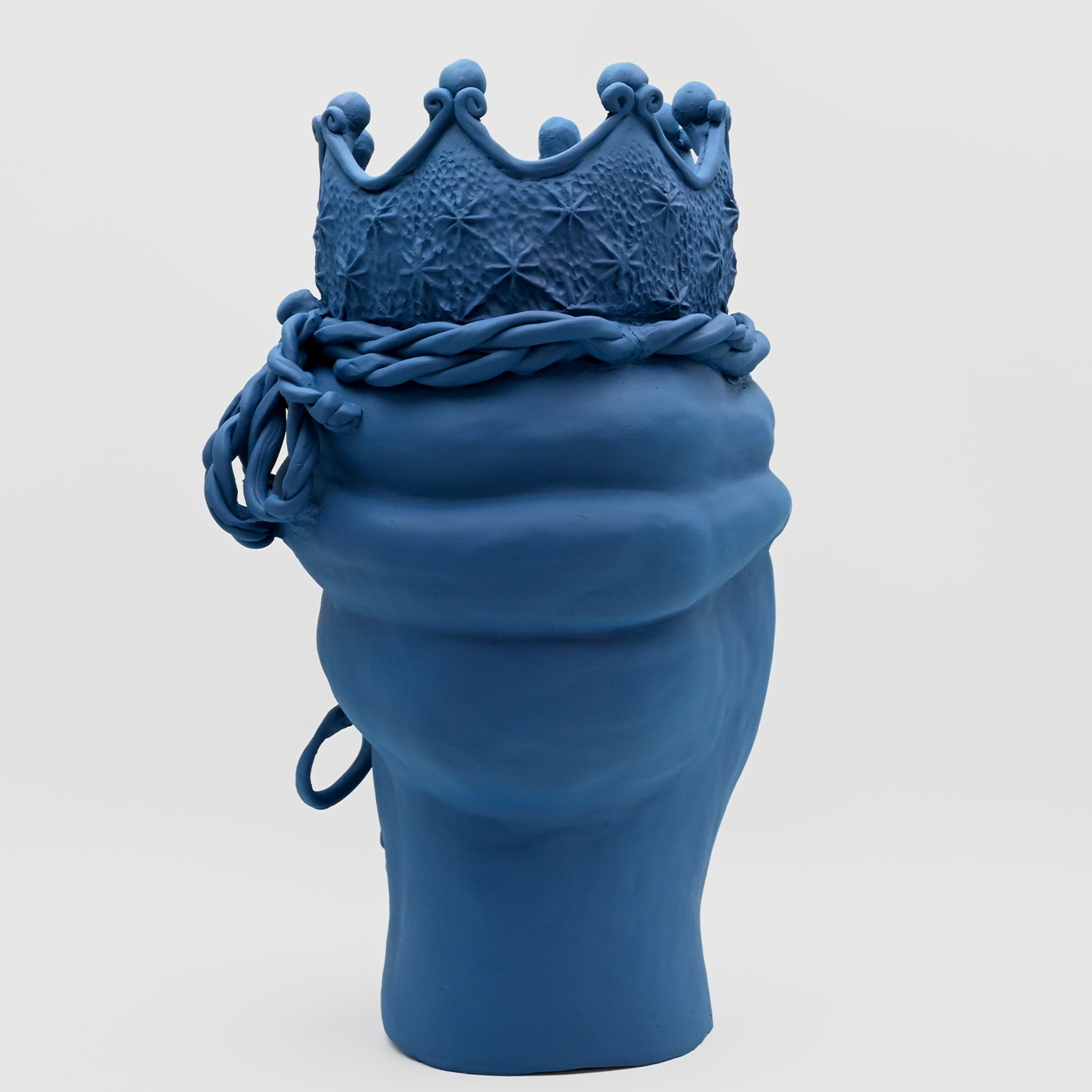 Testa di Moro Blu Scultura