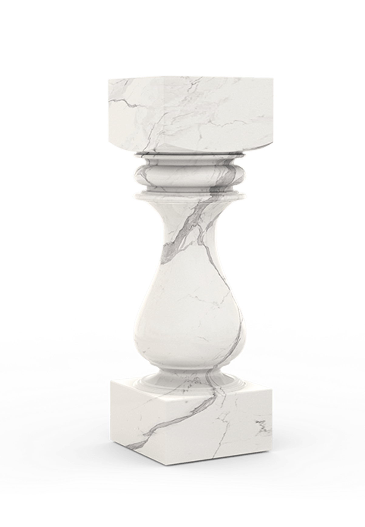 Tavolo con Piedistallo Obsidian