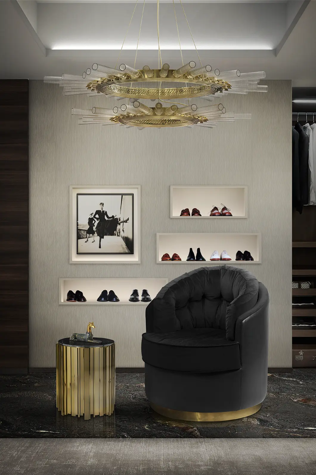 Poltrona Girevole Luxe - 12