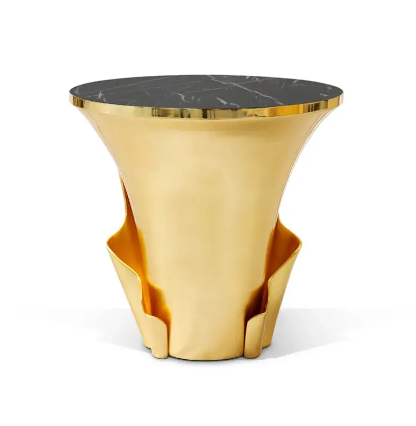 Solstice Tavolino Foglia Oro