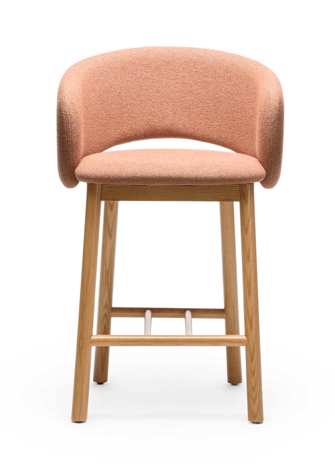 Sgabello da Bar Bel SG-65 Rosa Terracotta