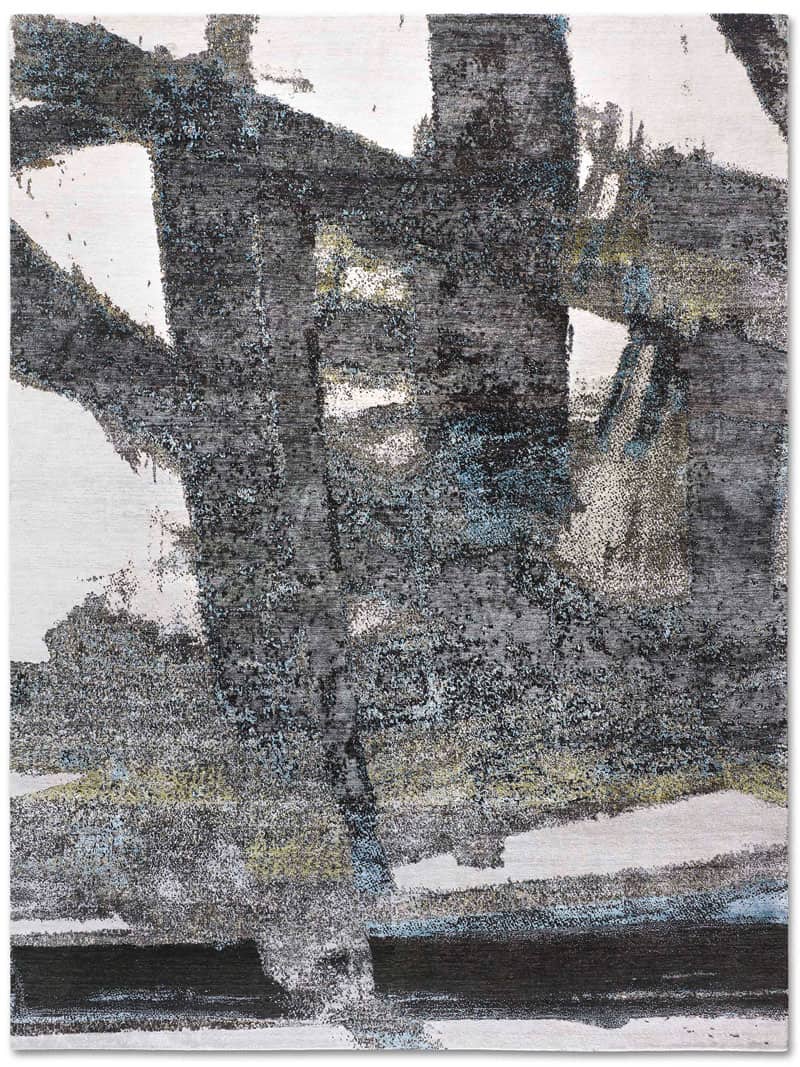 Tappeto Tessuto Verde/Ruggine | Misura: 122 x 183 cm