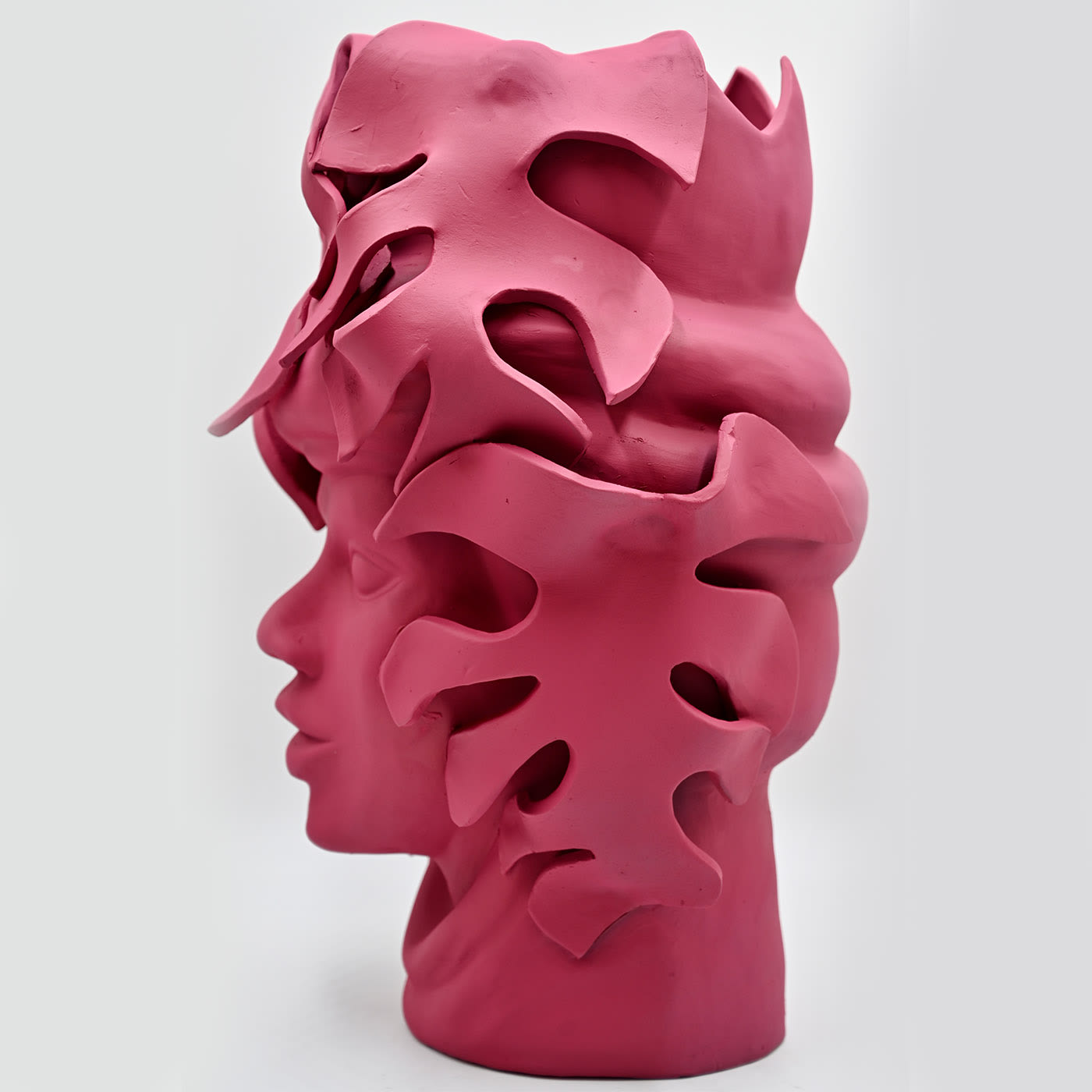 Testa di Moro Rosa Scultura