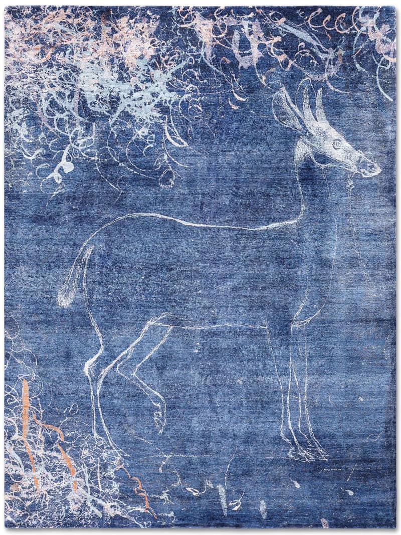 Tappeto Antelope Blu