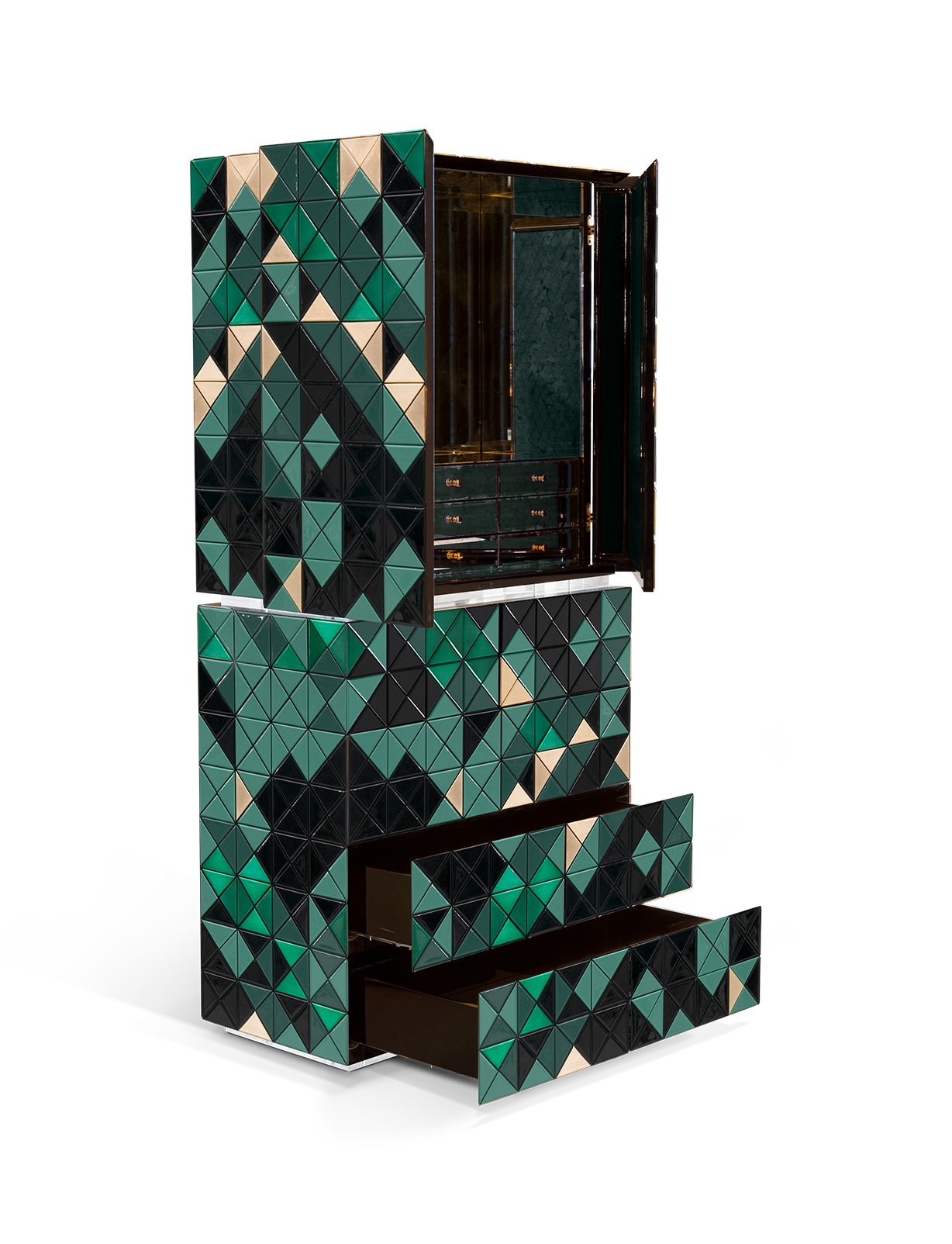 Mobile Verde Mosaic II