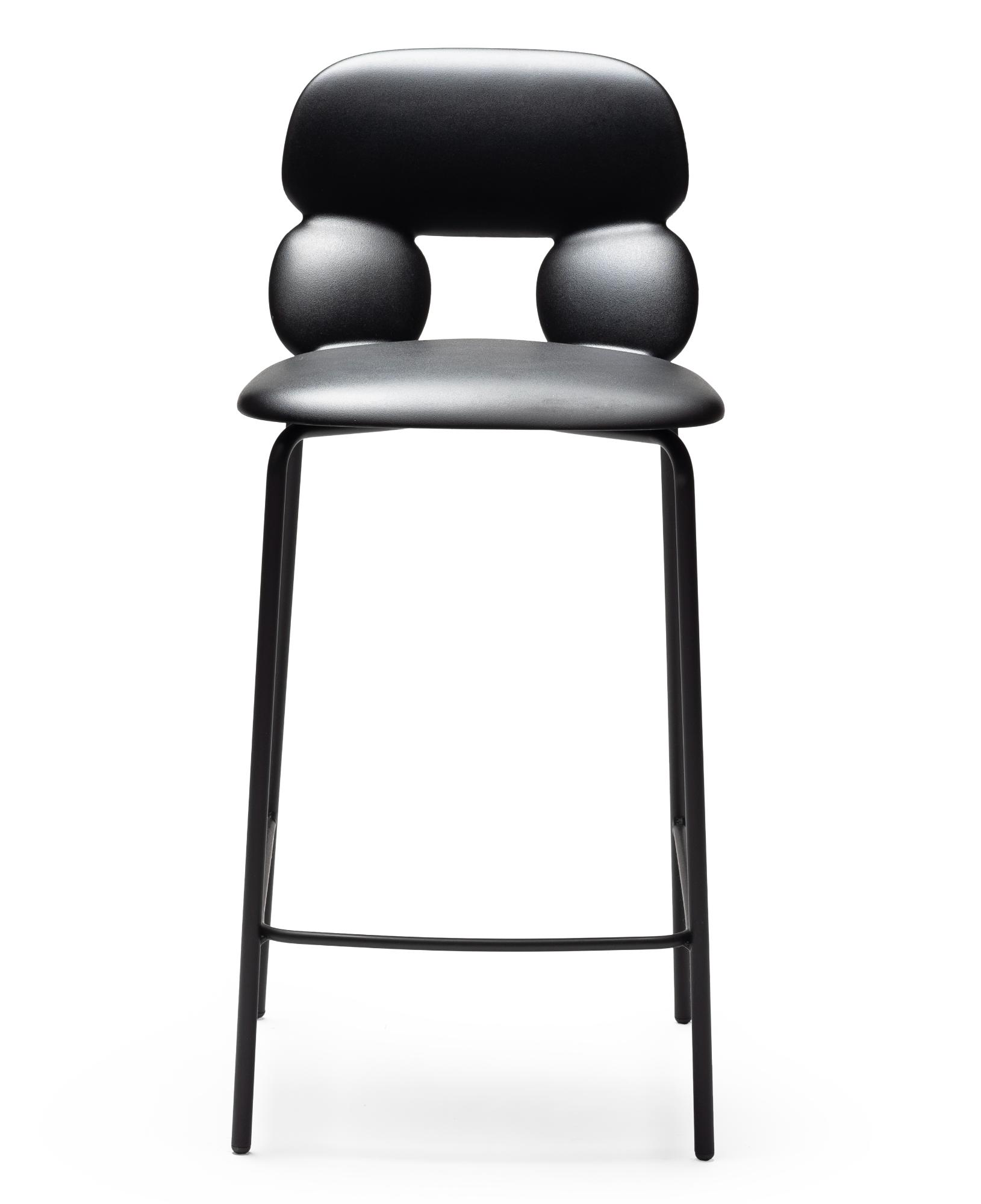 Sgabello da Bar Nube SG-65 Nero