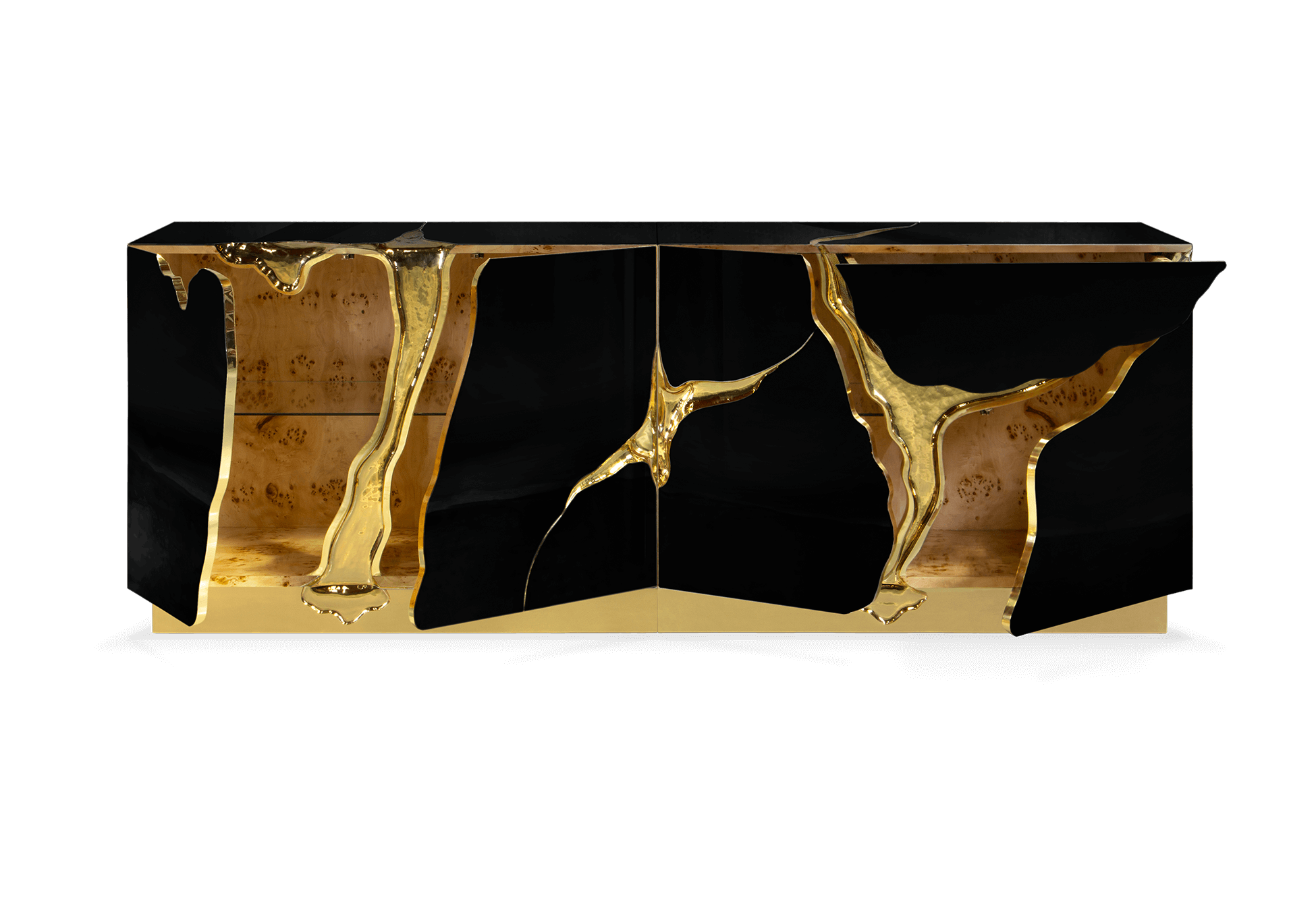 Credenza Elite Nero / Oro