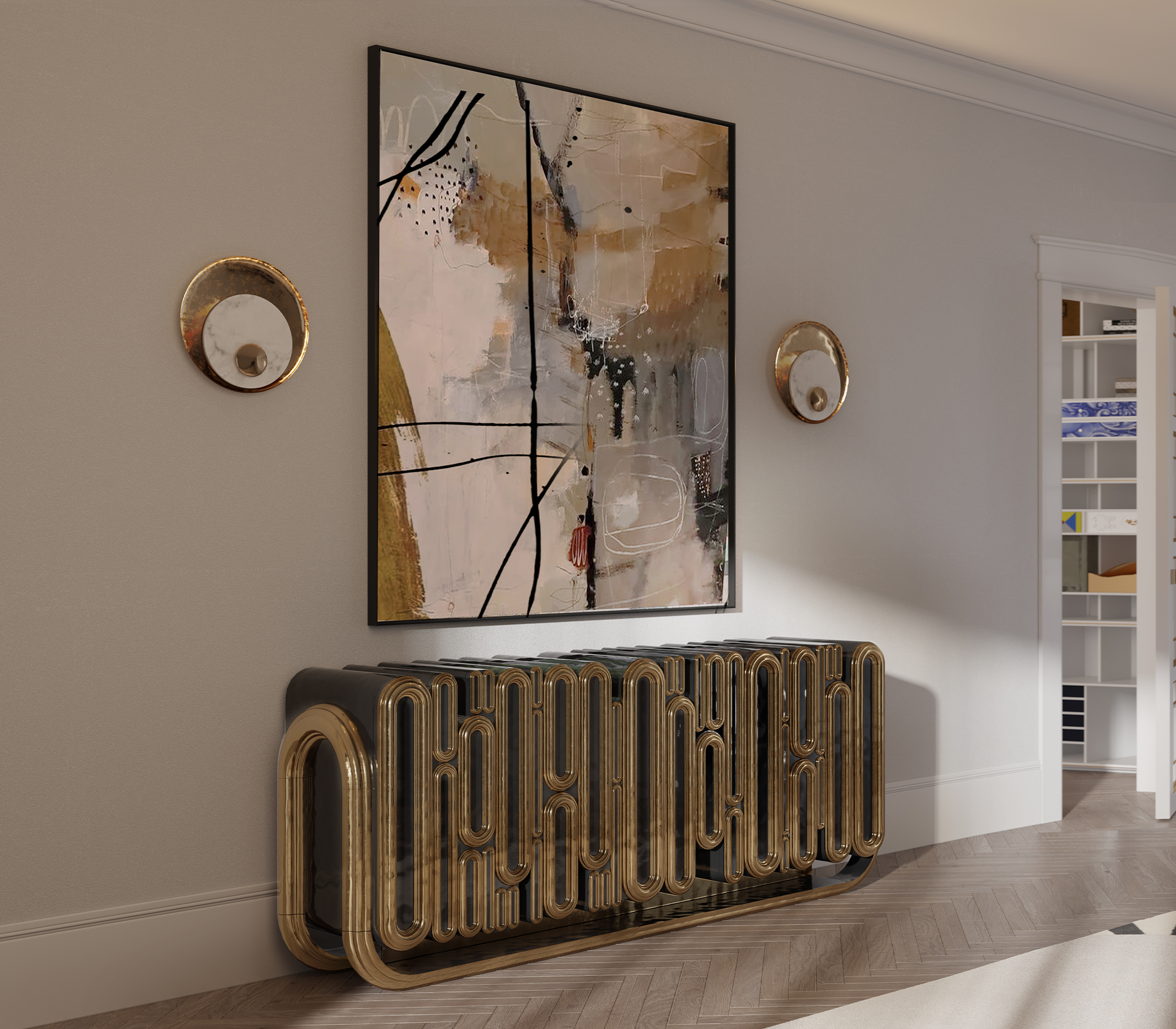 Credenza Antica Ellipse