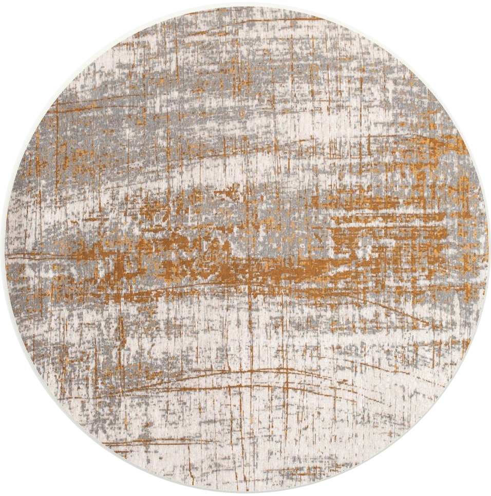 Tappeto Rotondo Columbus Oro 8419