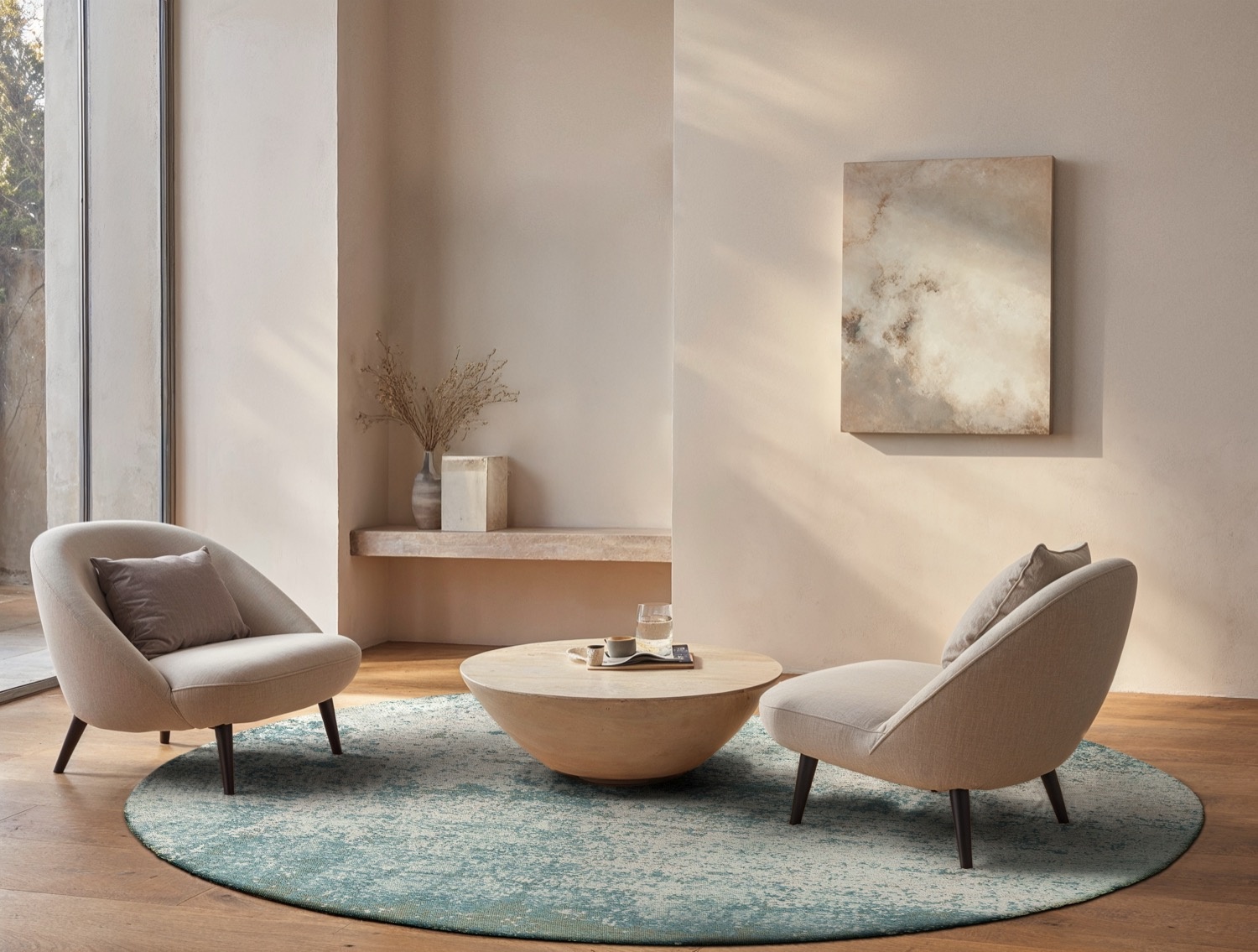 Tappeto Rotondo Neptune 9656