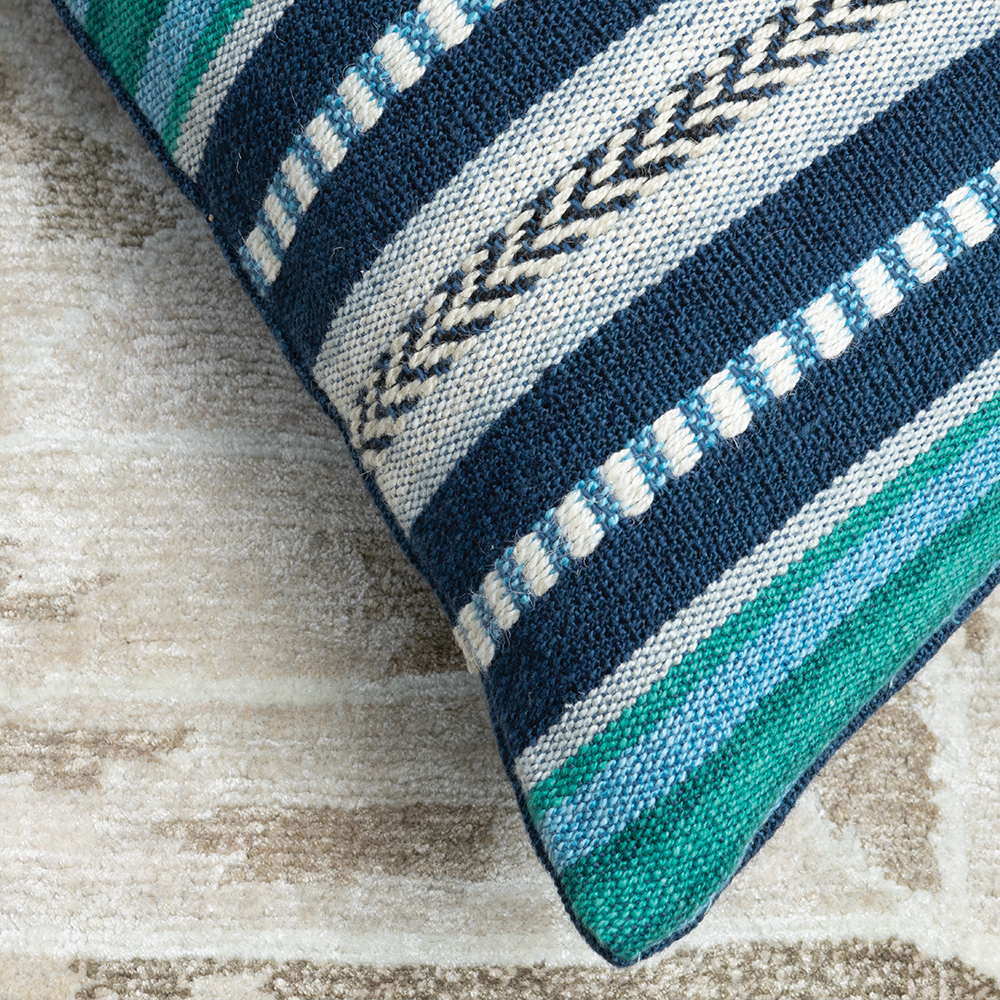 Cuscino Indus Peacock 60 × 40