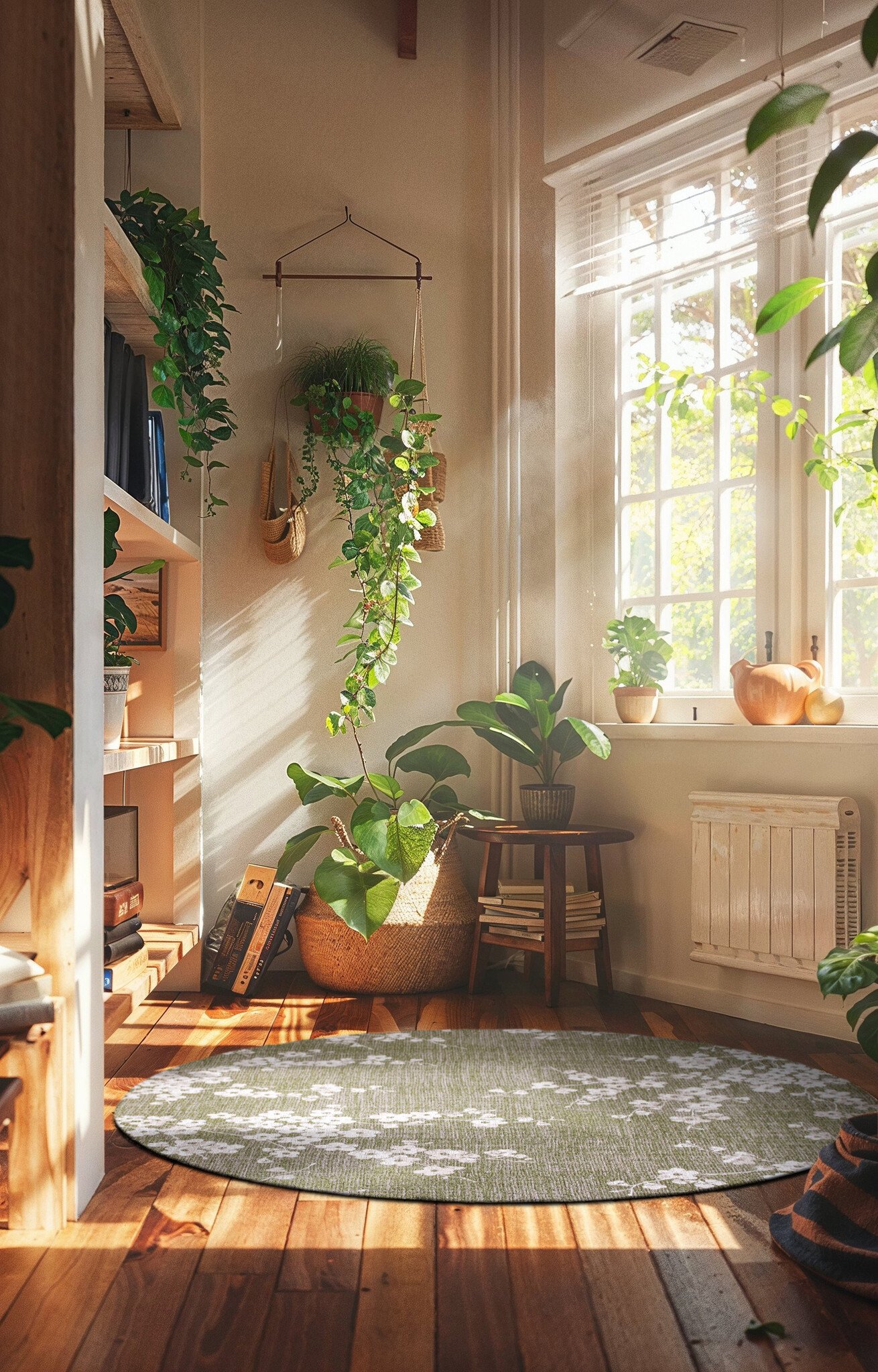 Tappeto Rotondo Wet Garden 9372