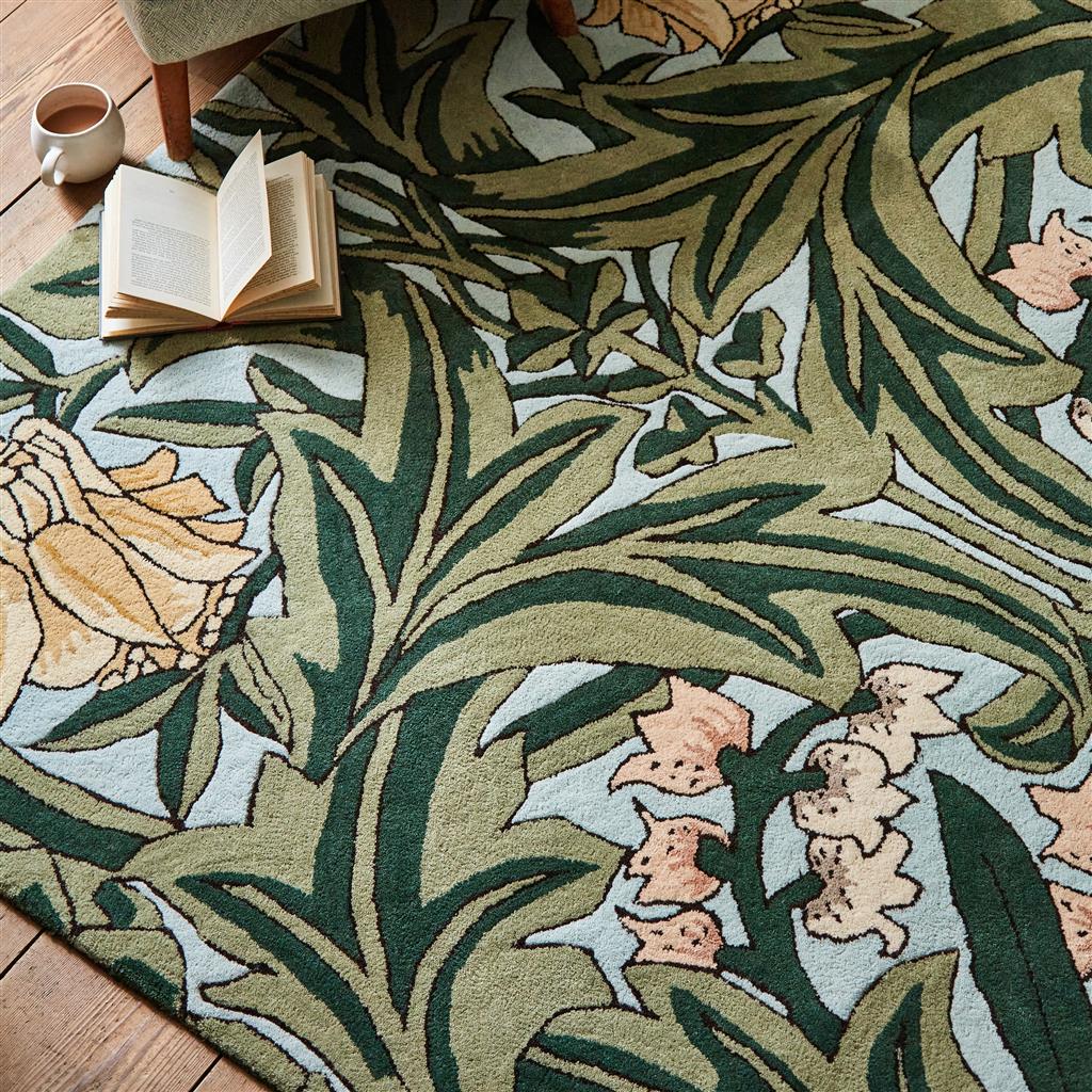 Tappeto Bluebell Leafy Arb Gr | Misura: 250 x 350 cm