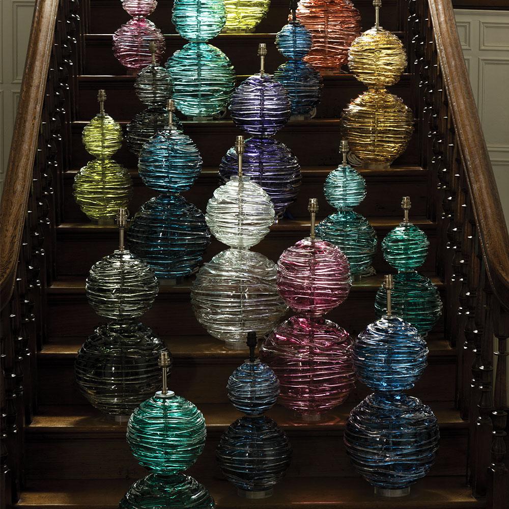 Lampada da tavolo Alfie Steel Blue