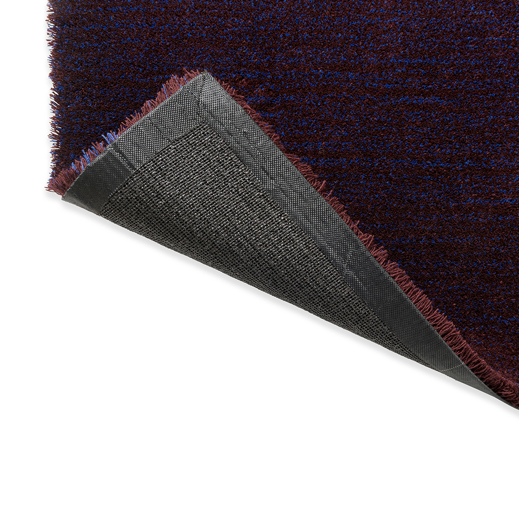 Tappeto Shade Low Blu Elettrico/Melanzana