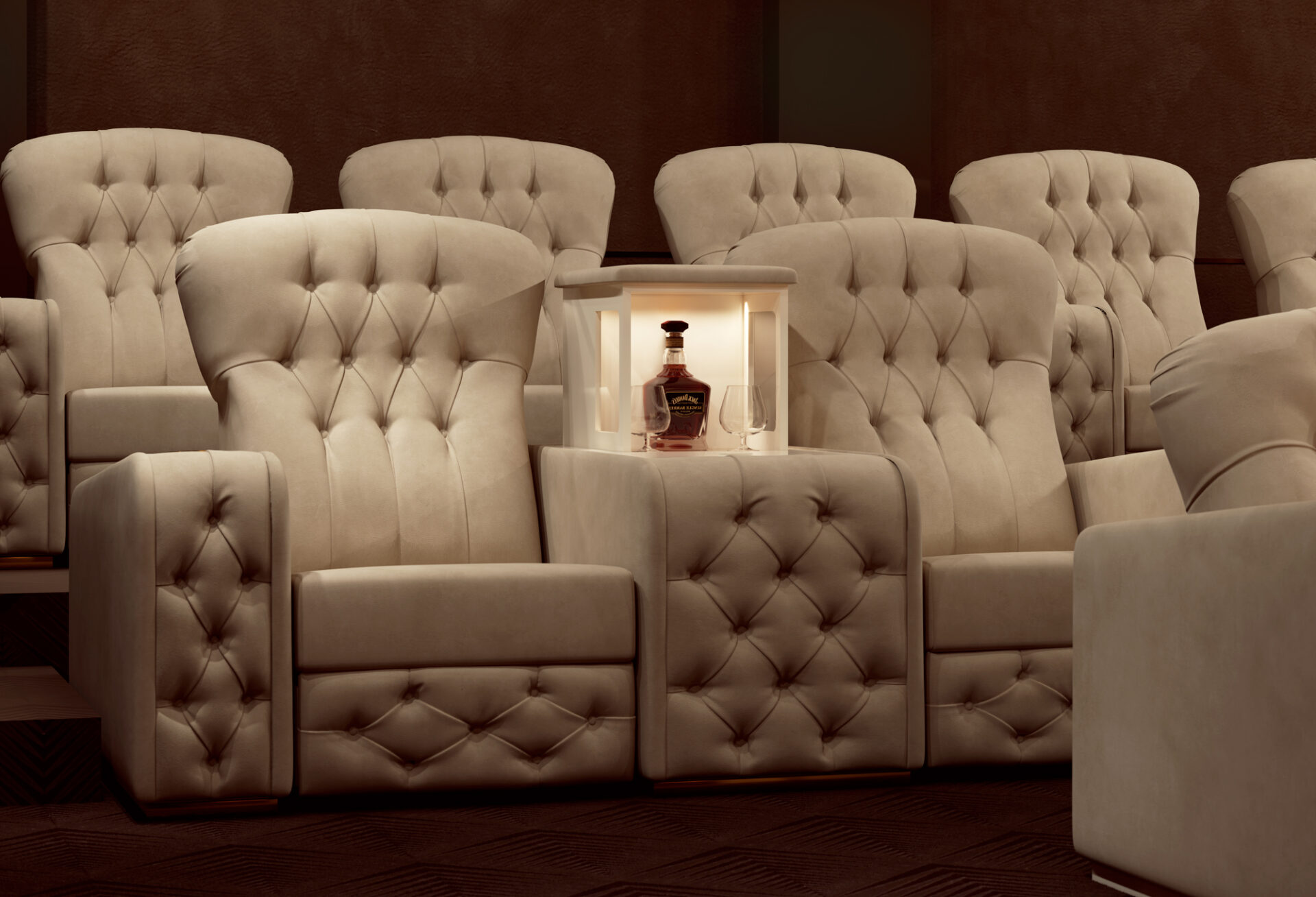 Poltrona reclinabile da home cinema Chest - 3