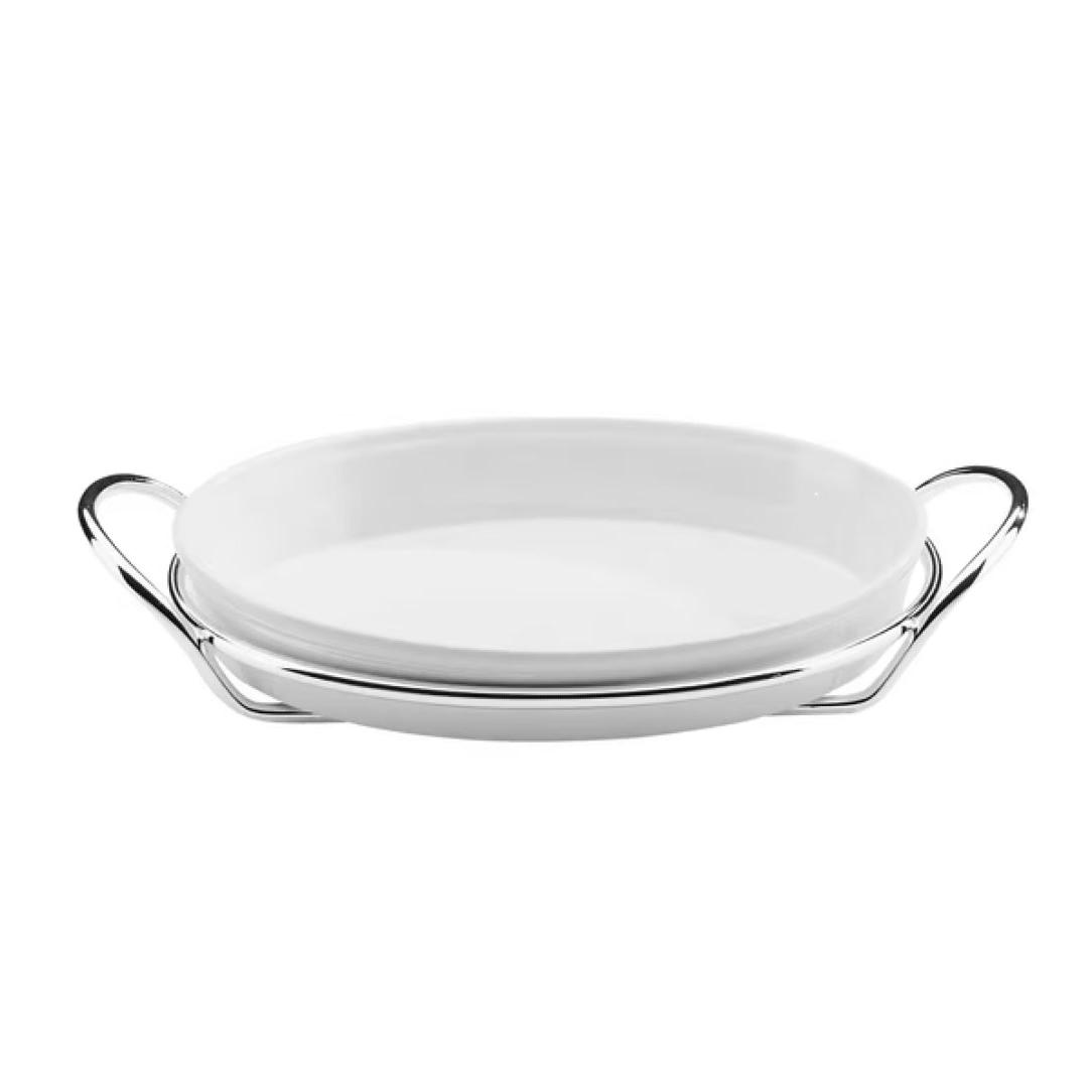 Vassoio Ovale Grand Gourmet In Argento