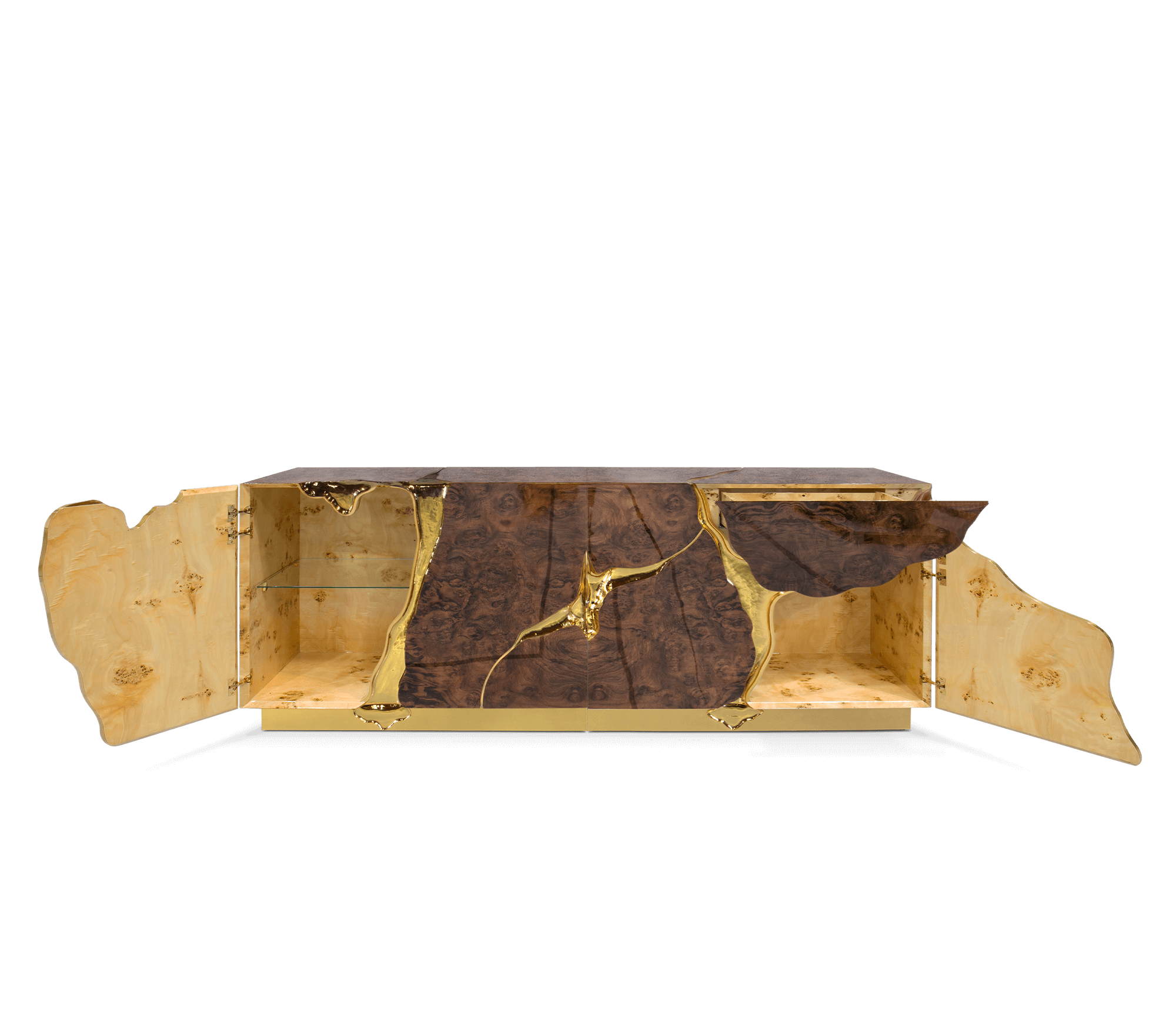 Credenza in Noce Fissure