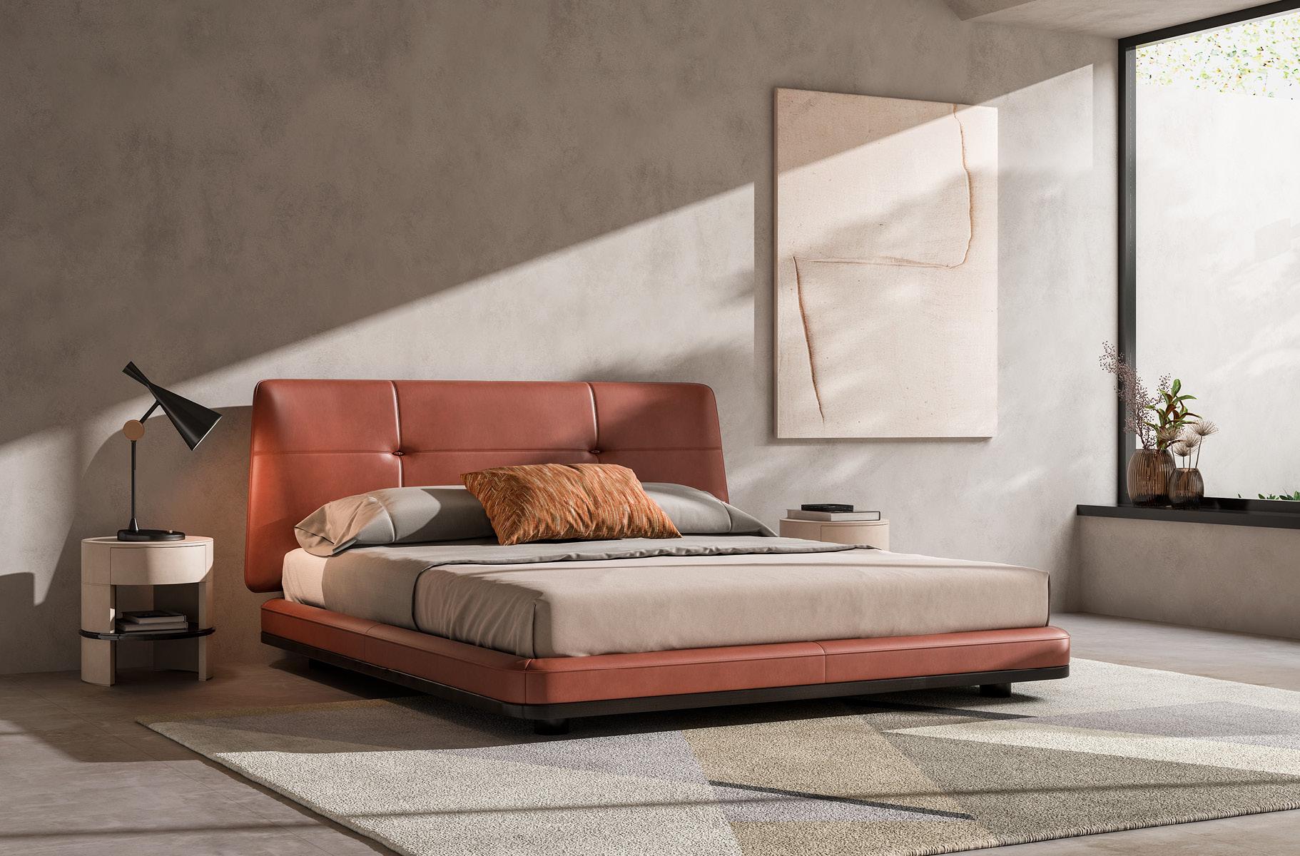 Letto in Pelle Jackie